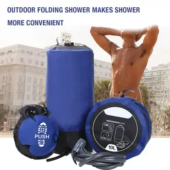 

1Set Outdoor Floding Pressure Bathing Bag Portable Non-Solar Hot Water Bath Sun Bath Shower