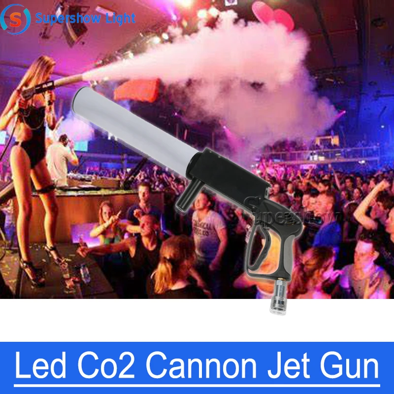 Handhold RGB Led CO2 Gun Blower Jet Machine For Stage Light Show Party | Лампы и освещение