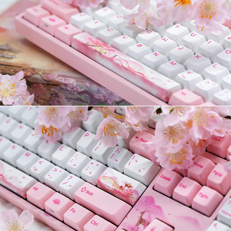 Varmilo меч фея 3 механическая клавиатура розовая вишневая красная ось