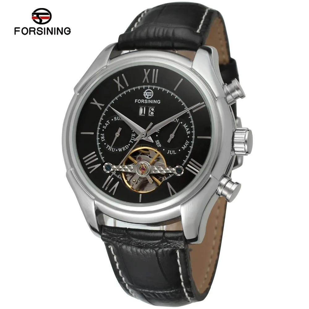 

Hot Models forsining Analog Watch Fashion Casual Calendar Hollow out Fully Automatic Analog Watch