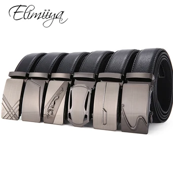 

Elimiiya Brand Men's Automatic Buckle High Quality Business Casual Belt
