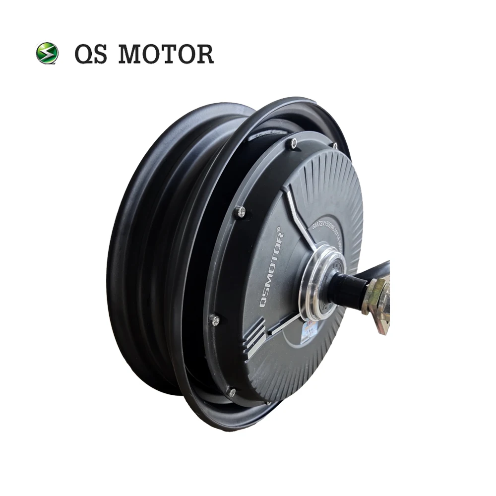 Qs Motor 10*2.15inch 1500w V1 72v 65kph Hub Motor For Electric Scooter
