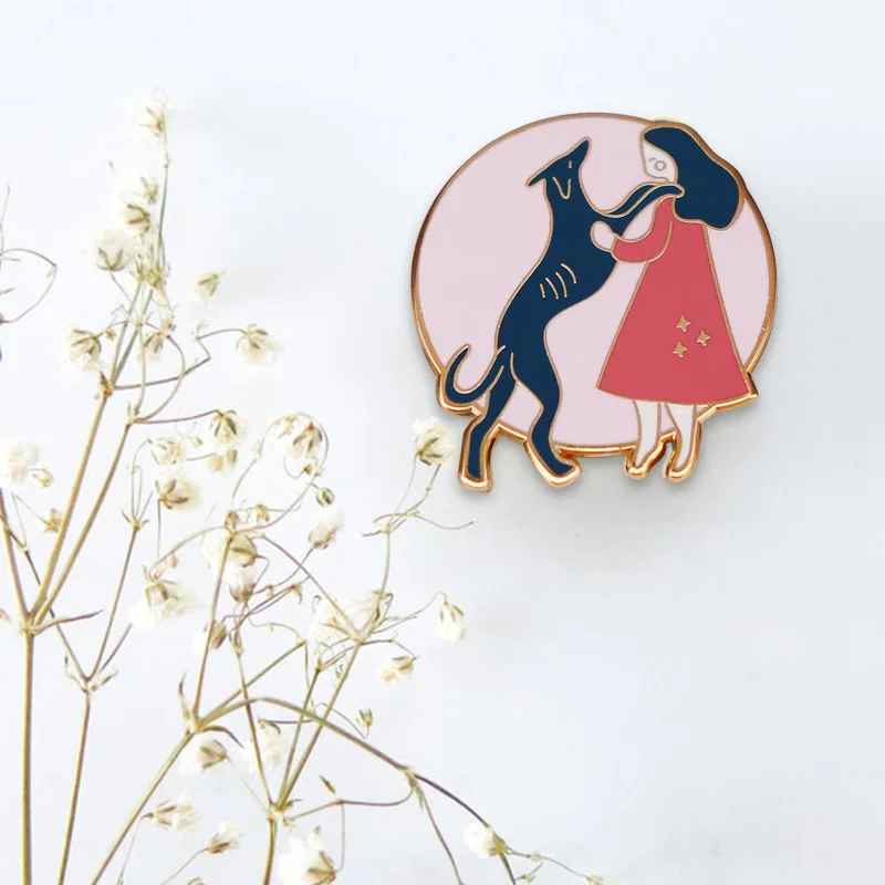 vintage-greyhound-dog-brooch-little-girl-playing-pin-badge