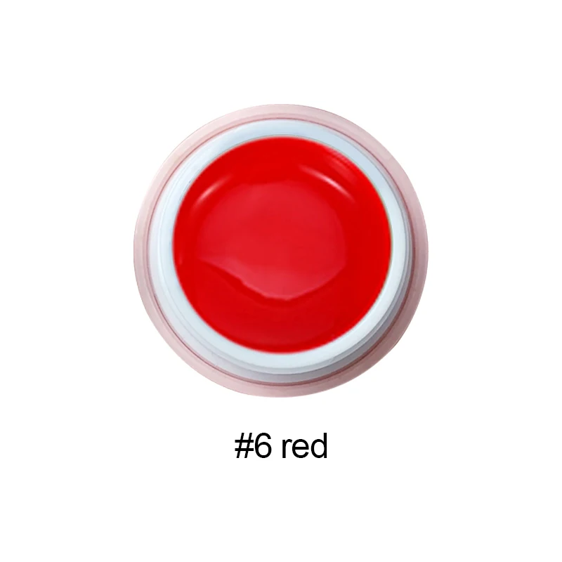 Red 10 мл яркий Гель-лак для ногтей с нарисованным рисунком, паста для ногтей, Гель-лак для маникюра, отмачиваемый УФ светодиодный Гель-лак Esmalte - Цвет: Red