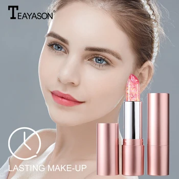 

1pcs Crystal Jelly Lipstick Temperature Color Changing Lip Balm Moisturizing Long Lasting Lipstick Moisturizer Nourishment TSLM2