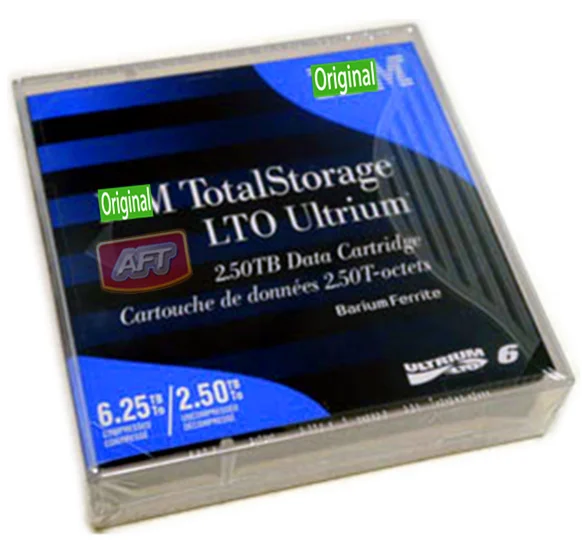 Совершенно новый и оригинальный точечный фото LTO 6 Ultrium 2 5 ТБ/6 25 ТБ 00V7590 1 год