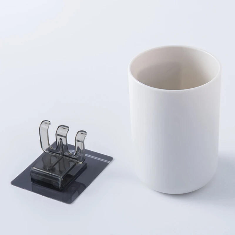 white cup Пластиковая чашка для напитков в краску, чашка для воды, аксессуары для ванной комнаты - Цвет: white cup