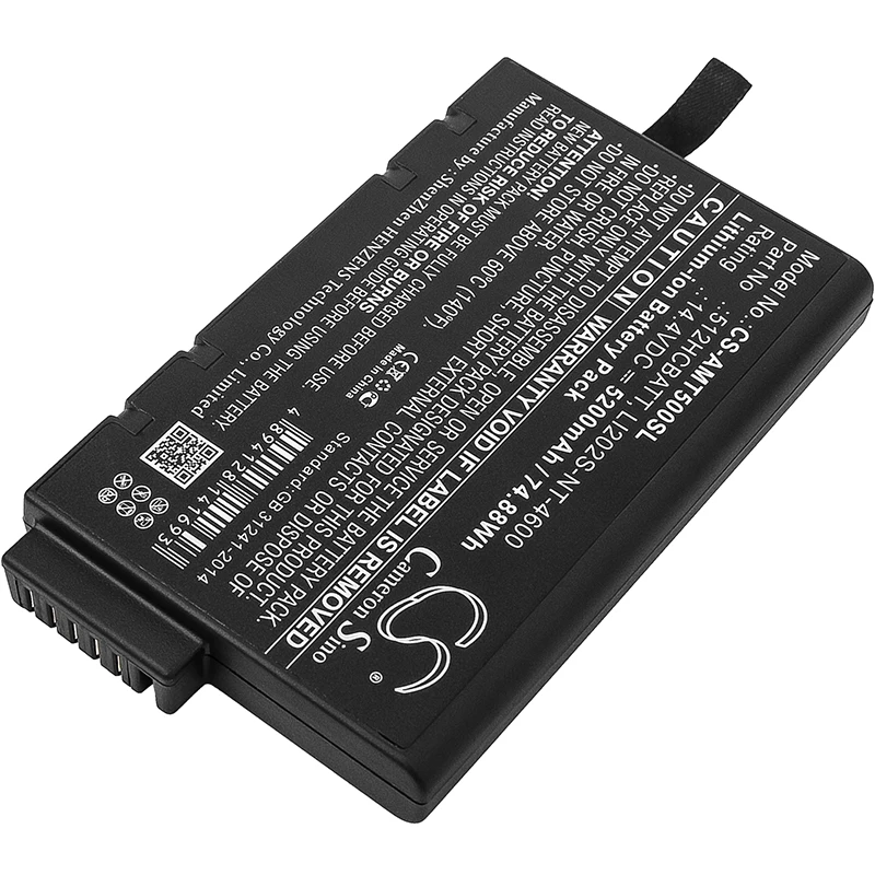 Cameron Sino Для Anritsu 512HCBATT Nettest CMA-5000, Nettest CMA-5000A 5200 mAh/74.88Wh