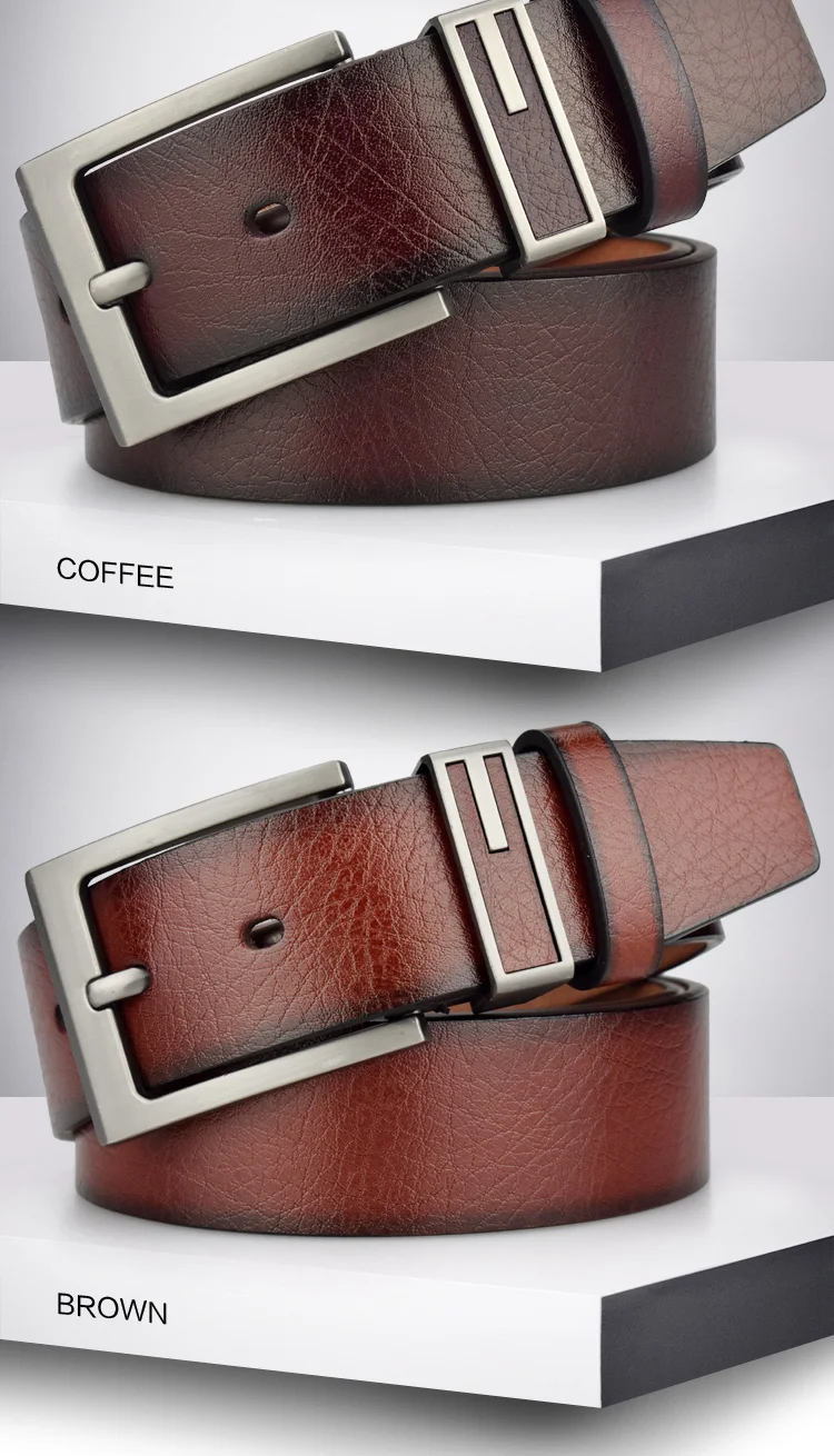 ANPUDUSEN 2021 New Styles Hot Selling Man Belt Faux Leather Alloy Pin Buckle Matel Ring Men Belt for Male Jeans mens designer belts