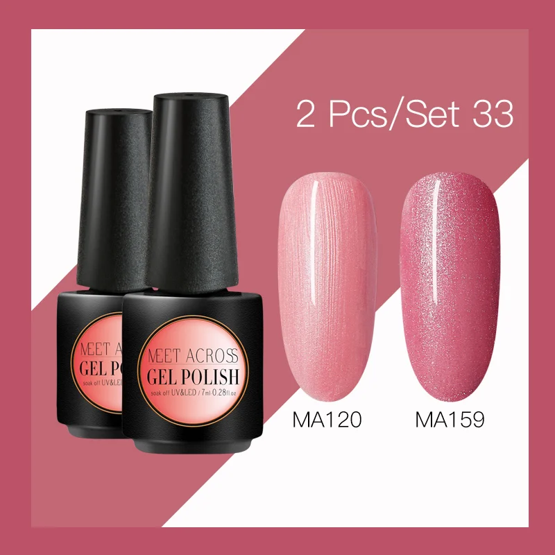 BS04609S04648 Набор гель-лака для маникюра, долговечный, Vernis, верхнее покрытие, УФ светодиодный Гель-лак, впитываемый, для ногтей, художественный Гель-лак для ногтей - Цвет: BS04609S04648