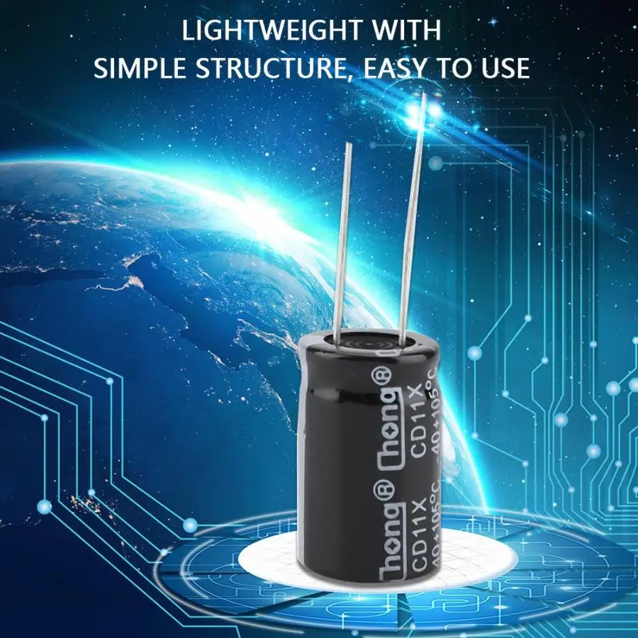 

50Pcs Electrolytic Capacitor Set 50V 2200uF Radial Electrolytic Capacitor 16x25mm