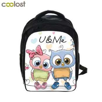 

Cartoon Owl Backpack Animal Print Children Book Bags Girls School Backpacks for Teenager cartable enfant Kawaii mochila Kids Bag