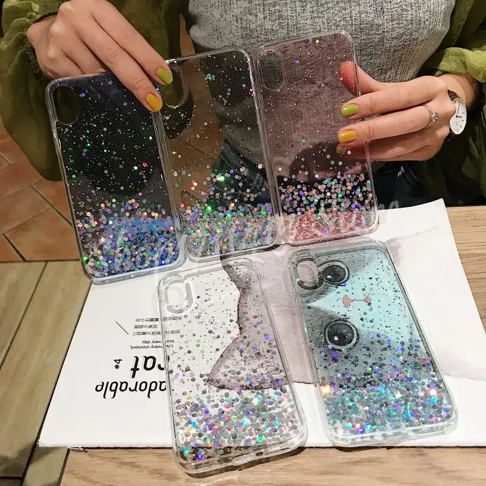 Эпоксидный чехол из термопластичного полиуретана чехол со стразами для Iphone X case мягкий блеск задняя крышка чехол для Iphone 6 7 8 plus X XR XS Max