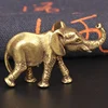 Antique Bronze Minature Elephant Figurines Tea Pet Table Ornament Decorations Solid Copper Animal Crafts Home Decor Living Room ► Photo 1/6