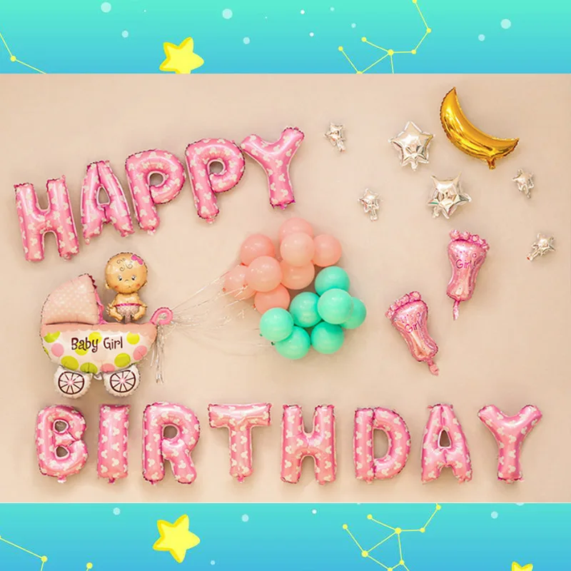 Насыщенный сапфировый 33 шт./лот Hello baby Kitty Детские воздушные шары из фольги детские праздничные украшения для дня рождения гелиевые шары с персонажами мультфильмов - Цвет: Насыщенный сапфировый
