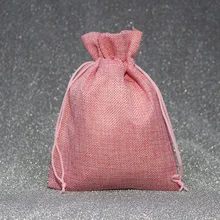 Сделано Хэллоуин шнурок Топ Тыква мешок на завязках льняные Подарочные конфеты упаковка сумки может быть напечатан логотип