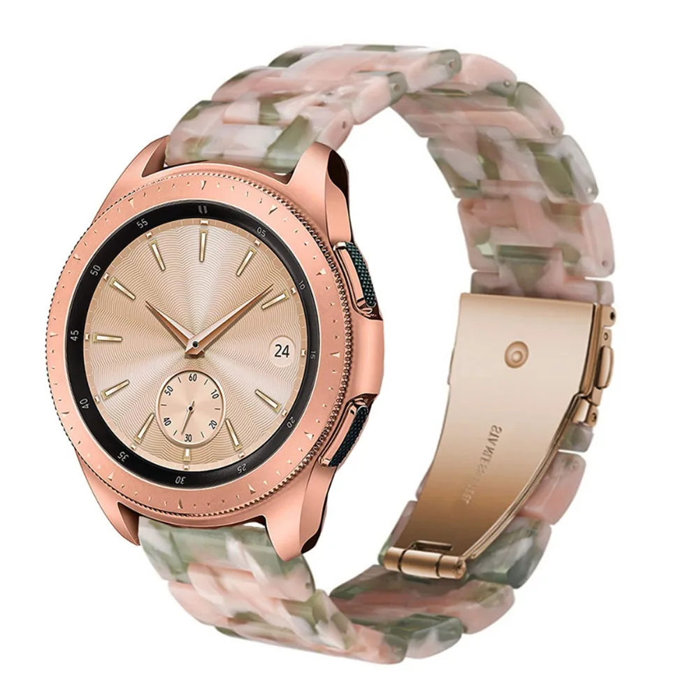 Цветной резиновый ремешок для samsung gear Sport/Galaxy Watch 42 мм/Active 2 40 мм 44 мм ремешок 20 мм резиновый браслет для женщин и мужчин