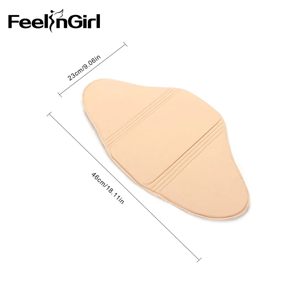 Compression Ab Board FeelinGirl послеоперационное и Послеродовое восстановление сжатия брюшной доски приплюснуть Faja Ab доска бежевый после липосакции - Color: Compression Ab Board