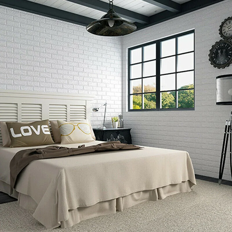 Self-adhesive DIY Brick Foam Board 3D Wall Stickers Embossed Stone Wallpaper Home Decoration Living Room Kitchen | Дом и сад