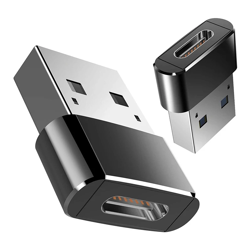 

New Usb C To Usb Male Adapter, Mini Hi-Speed Usb C Female (Type-C) To Usb A Male Fast Charging Sync Connector Converter Otg Adap