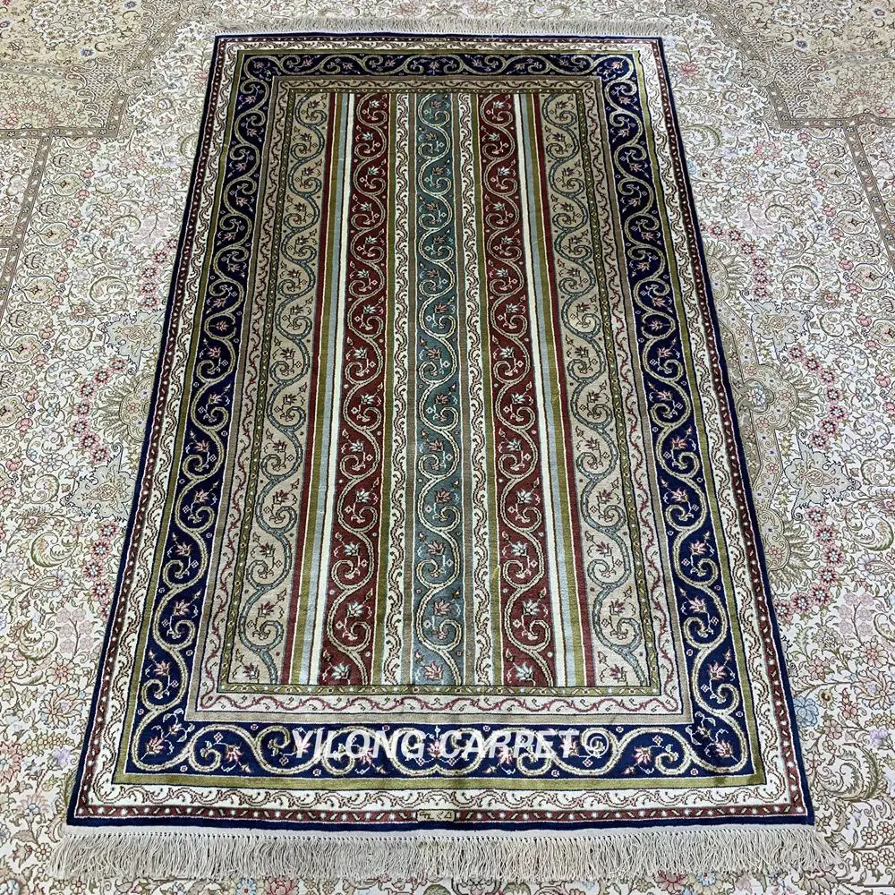 YILONG 3'x5' классический дизайн персидский шелковый ковер ручной работы для дома(HF244B