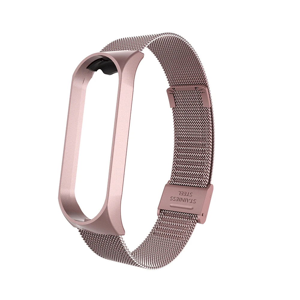 Металлический браслет для Xiaomi Mi Band 4/3 Безвинтовой из нержавеющей стали