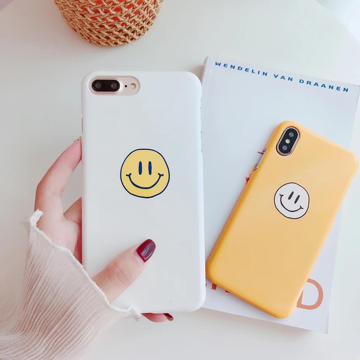 Новый милый смайлик с улыбающимся лицом чехол для iPhone 6 6S 7 8 Plus X XR XS максимальный Ip