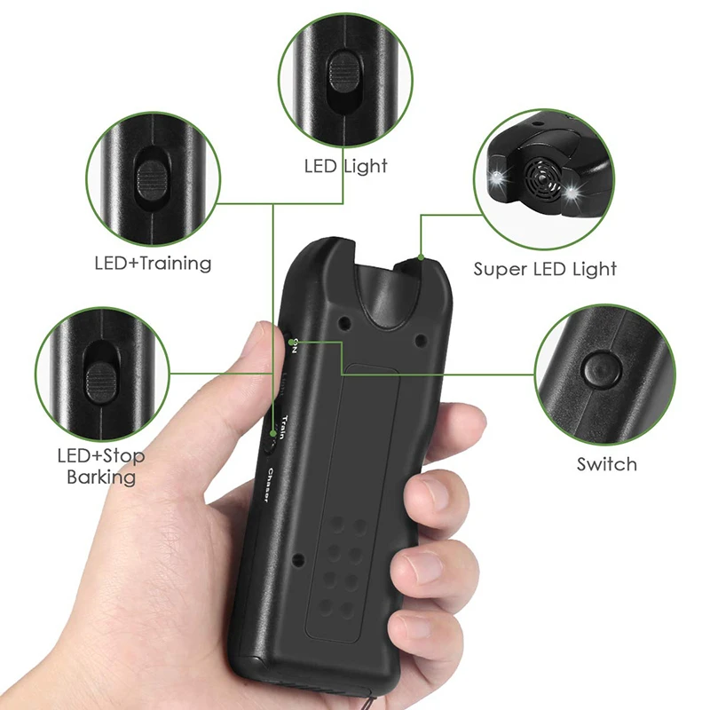 Benepaw Ultrasonic Dog Repeller Efficient Anti Bark Dog Deterrent Pet Behavior Training Safe Stop Barking Device Control