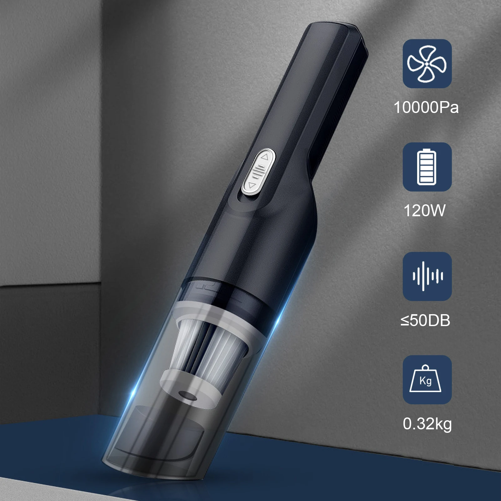 Dust Collector Vacuum Cleaner Mini Portable Dust Catcher for Home Car Electric Rechargeable Dust Catcher Handheld Vacuum Cleaner