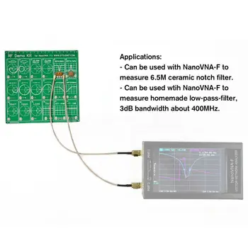 

Demo Kit NanoVNA Tester Board Filter Attenuator for Nanovna-F Vector Network