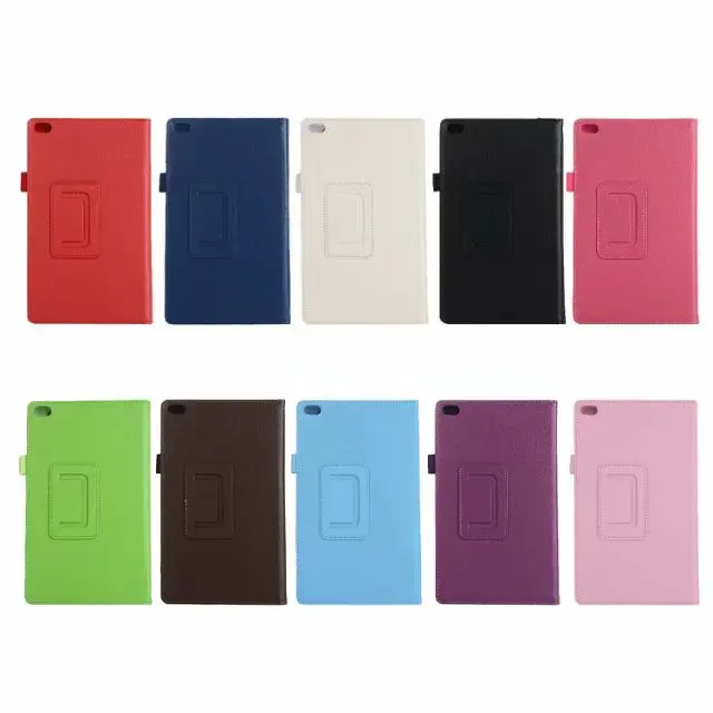 For Lenovo Tab 2017 TB-8504 Case Flip Litchi PU Leather Cover