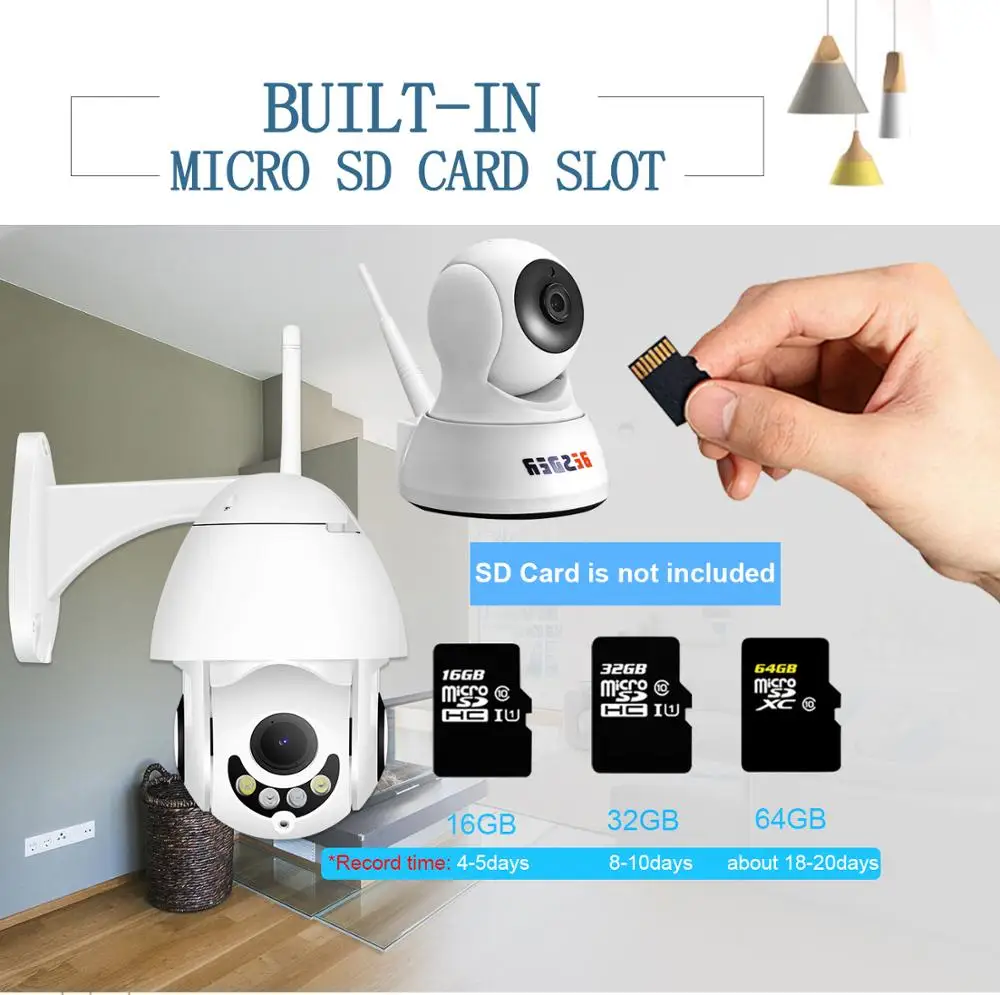 IP камера BESDER HD 1080P PTZ двустороннее аудио ИК ночное видение|cctv surveillance|camera wifi ptzhd 720p ip