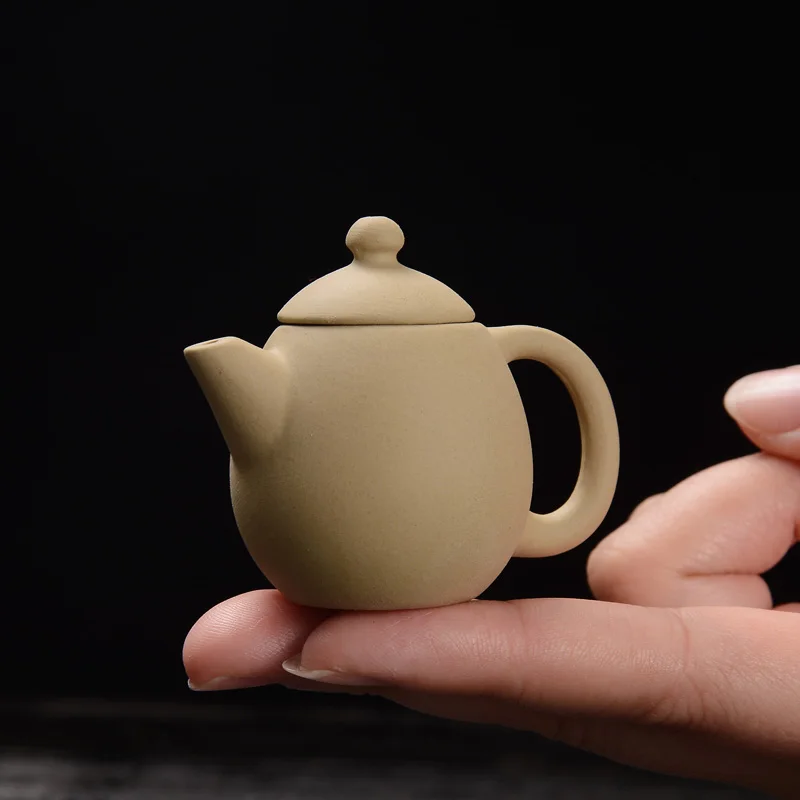 1 PCS Purple Clay Finger Teapot Tea Pet Small Pocket tea Set Ornaments tea Accessories Boutique Tea Table Decoration