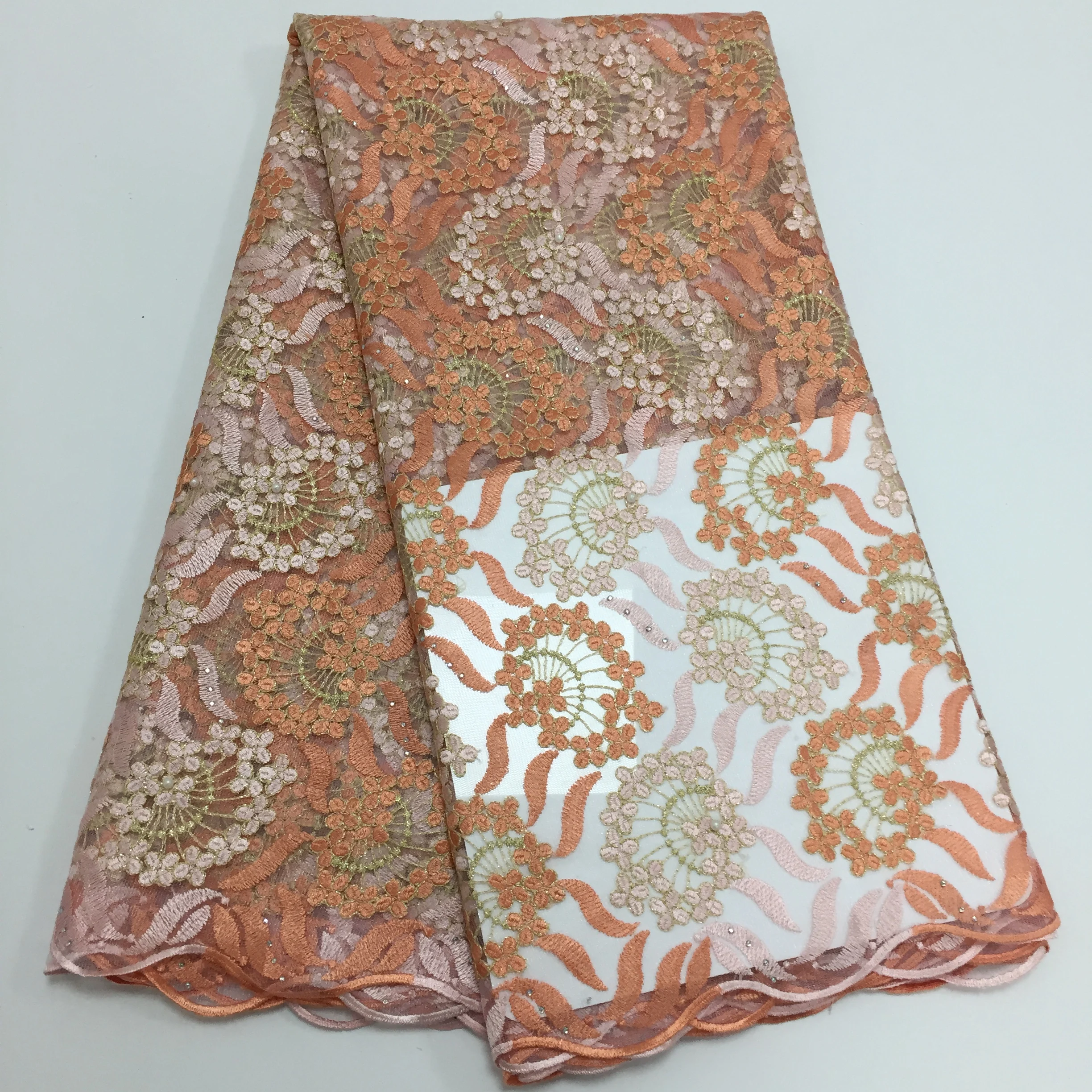 Африканская кружевная ткань 2020 высокого качества нигерийское французское