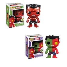 Funko pop! MARVEL REDHULK составная фигура Халка игрушки Коллекция Модель игрушки подарок