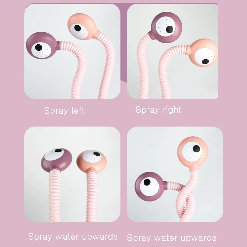 Bath Toys Water Game Snail Spraying Faucet Shower Electric Water Spray Toy For Baby Bathtime Bathroom Kids Toys 3
