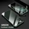 Закаленное I чехол для телефона для IPhone 11 Pro Max 6,5 дюймов, покрытие против падения, роскошный модный жесткий чехол для телефона - Цвет: GN