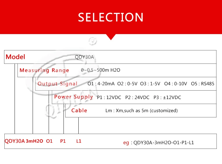 QDY30A 4-20mA diesel fuel oil tank level sensor hydrostatic submersible liquid water level transmitter