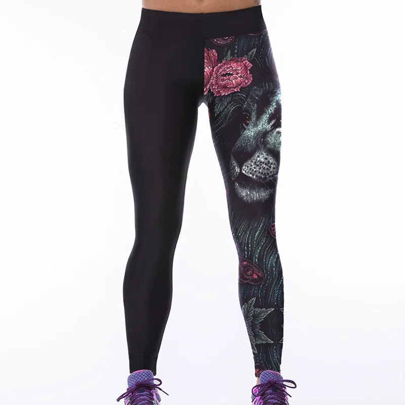24 стиля 3D женские леггинсы с принтом пуш-размер спортивные штаны S-4XL матч Рейдер Высокая талия команды лосины на эластичные для фитнеса леггинсы - Цвет: A7