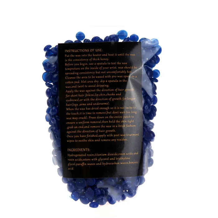 Bolsa de Camomila Sabor Nenhuma Tira Depilatório Dura Cera Feijão Pelota Filme Quente Depilação Bikini Cabelo 100g Mp789 1 8 1 saco de camomila sabor nenhuma tira