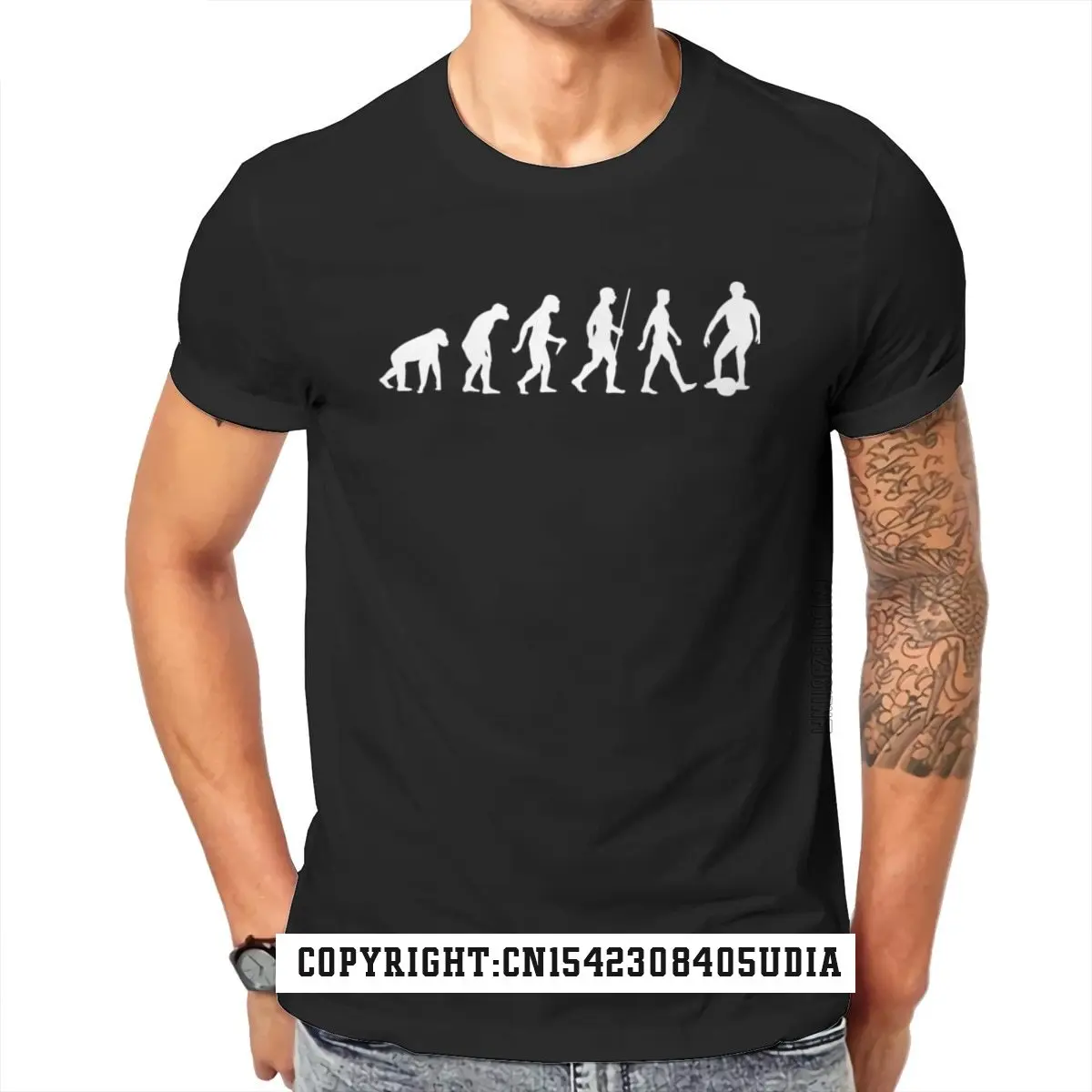 

Onewheel Evolution - White Mens T-Shirt Fashion Punk Anime Streetwear Tees 104796 Men's Tshirts Print T Shirt Cotton Funny