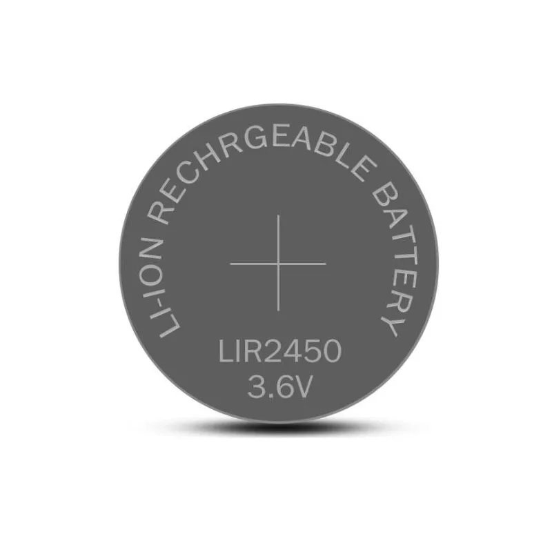 2 шт 3,6 V LIR2450 LIR 2450 литиевая аккумуляторная батарея для дистанционного управления игрушки часы Компьютер Материнская плата кнопка ячейка CR2450