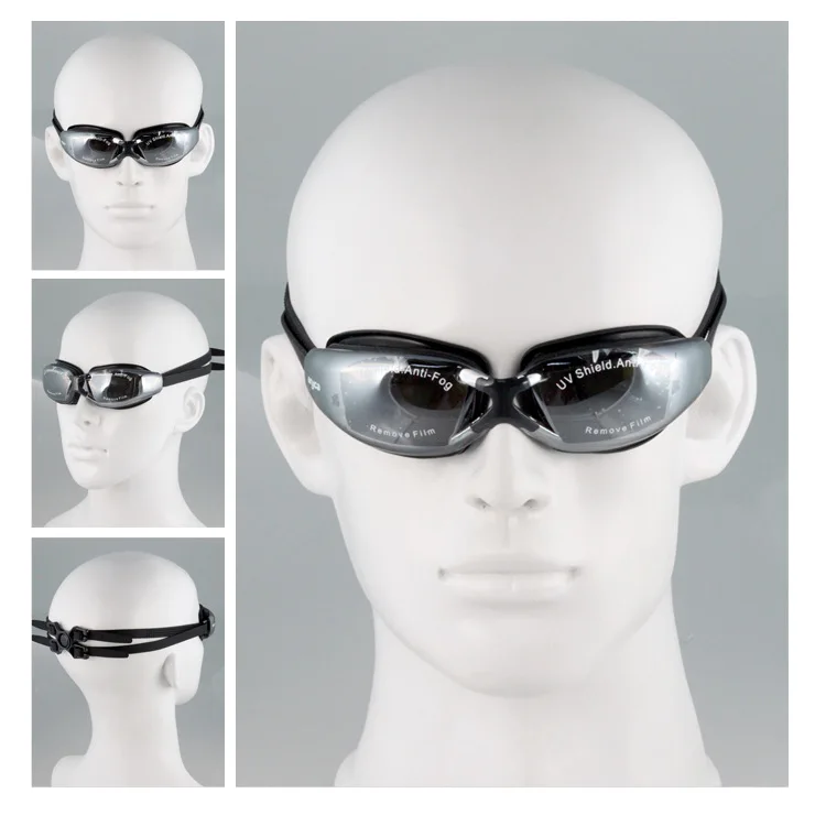 

Aryca Large Frame Goggles High-definition Anti-fog Men's/Women's Electroplated Glasses/Myopia Swimming Plain Glass