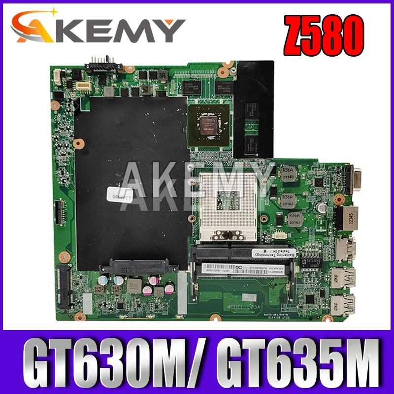 top pc motherboards Z580 mainboard For Lenovo Z580 HM76 USB3.0 DALZ3AMB8E0 GT630M/GT635M laptop motherboard USB3.0 Test work 100% original best budget gaming pc motherboard