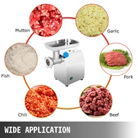 VEVOR 250Kg/H Electric Meat Mincer Grinder 1100W Commercial Kitchen Chopper Food Processor Sausage Maker Machine Home Appliance 2