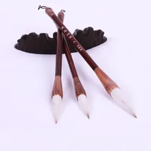 Китайская Ручка-кисть для каллиграфии, набор, китайская многократная кисть для письма, обычная кисть для рисования, 3 шт, Caligrafia