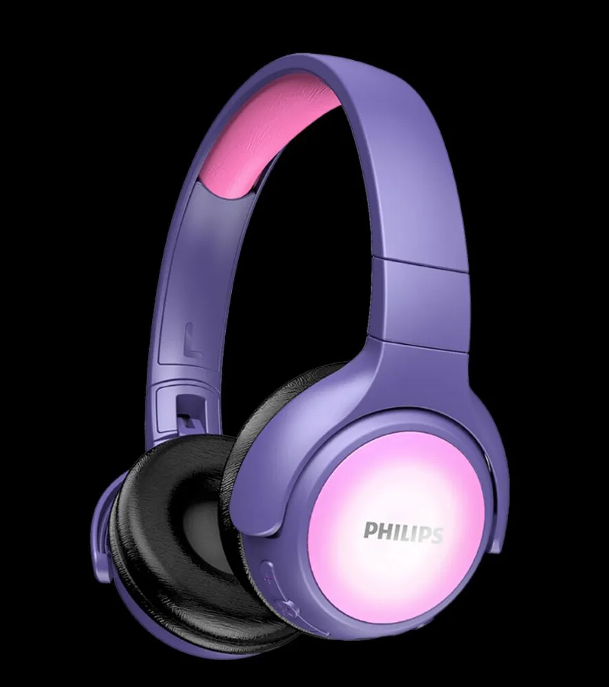 pink Беспроводная bluetooth-гарнитура Philips KH402 для детей, обучающая прослушивание, подарок для мальчиков и девочек - Цвет: pink