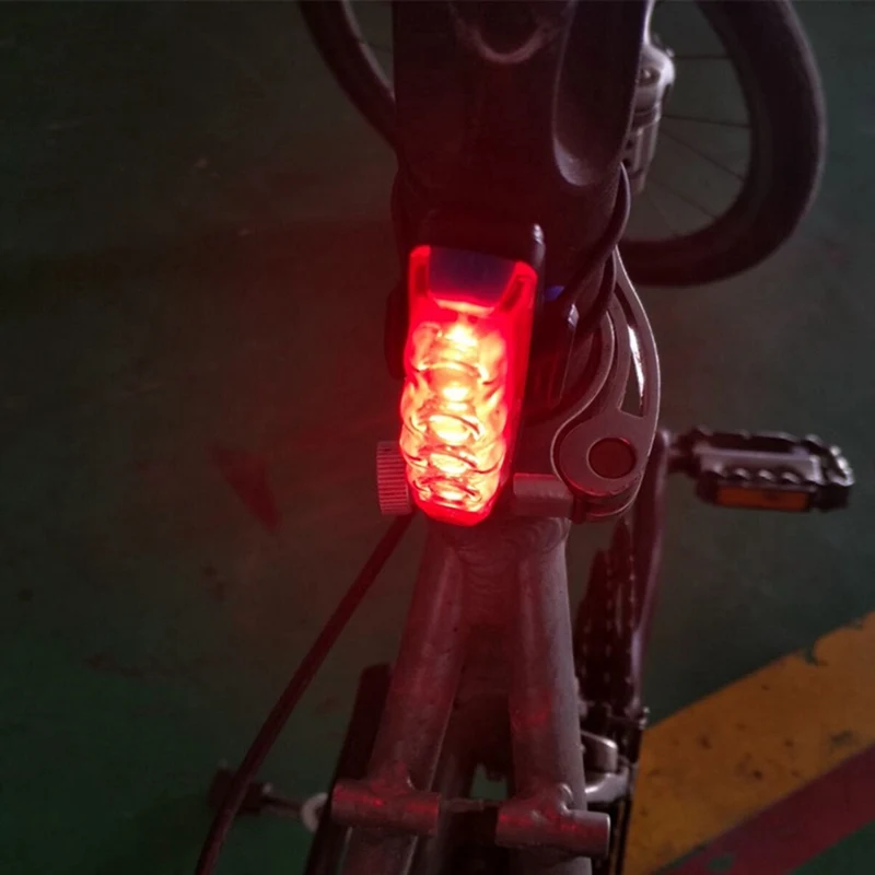 Водонепроницаемая подсветка для велосипеда, Велоспорт MTB Задняя деталь велосипеда задняя подсветка сиденья креативные велосипедные фонари Предупреждение USB зарядка лампа