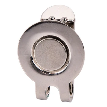 

2pcs Practical Fastener Aiming Golf Ball Training Aids Hat Magnet Iron Alignment Cap Clip Tool Marker Accessories