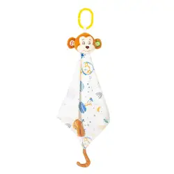 Baby Lovey Security Blanket Unisex Colorful Soft Touch Baby Security Blanket Stuffed Animal Baby Blanket For Newborn Toddlers